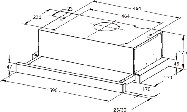 Вытяжка телескопическая Weissgauff TEL 600 Black Glass