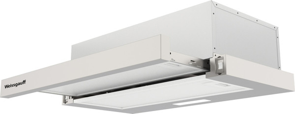 Вытяжка телескопическая Weissgauff TEL 600 White Glass