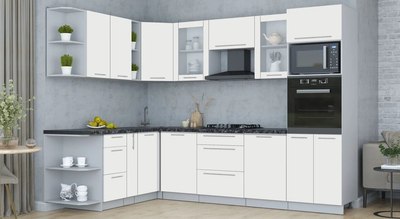 Кухонный гарнитур Интерлиния Мила Пластик 1.88x2.8 LV