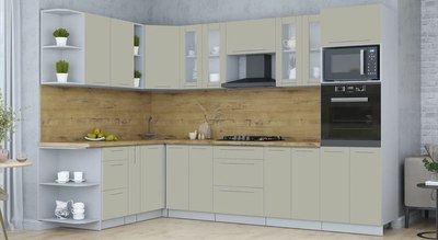 Кухонный гарнитур Интерлиния Мила Пластик 1.88x3.0 LV