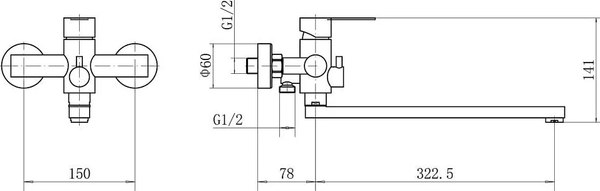 Смеситель Fashun A52215N