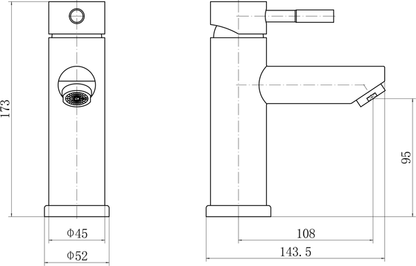 Гигиенический душ со смесителем Fashun A58101A-7