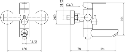 Душевая система Fashun A52401N-8A