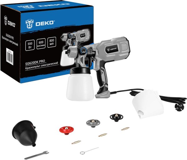 Краскопульт электрический Deko SG620DK Pro / 083-1132 - фото