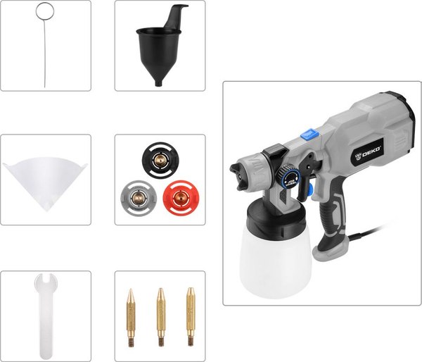 Краскопульт электрический Deko SG620DK Pro / 083-1132