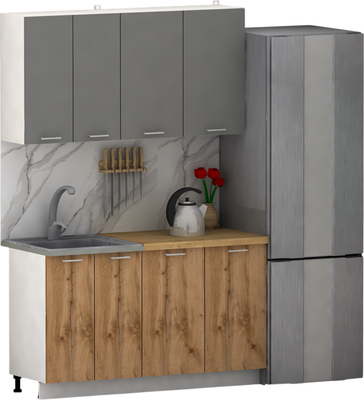 Кухонный гарнитур Eligard Lion 1.4 без столешницы - фото