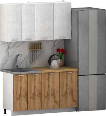 Кухонный гарнитур Eligard Lion 1.4 без столешницы - фото