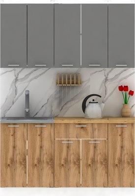 Кухонный гарнитур Eligard Lion 1.5 без столешницы - фото