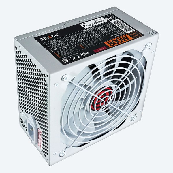 Блок питания для компьютера Ginzzu PC800 800W