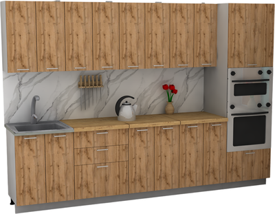 Кухонный гарнитур Eligard Lion 3.0 без столешницы - фото