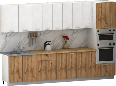 Кухонный гарнитур Eligard Lion 3.2 без столешницы - фото