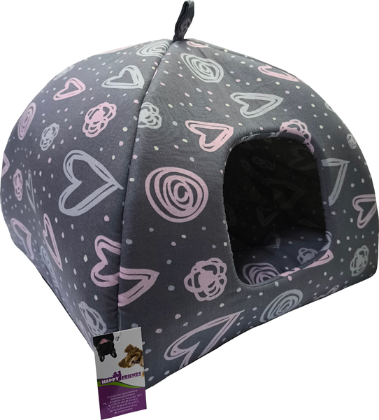 Домик для животных Happy Friends Любящее сердце stm 829