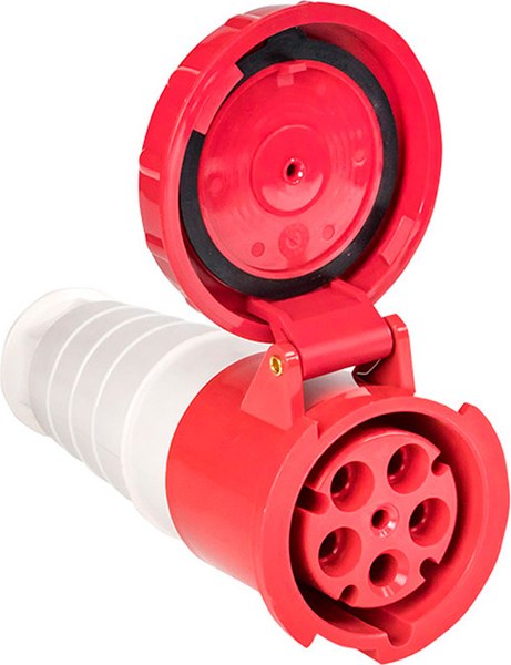 Розетка силовая ETP 235 3Р+РЕ+N 63А 380В ip67 / 67622 - фото