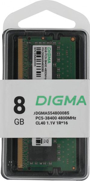 Оперативная память DDR5 Digma DGMAS5480008S