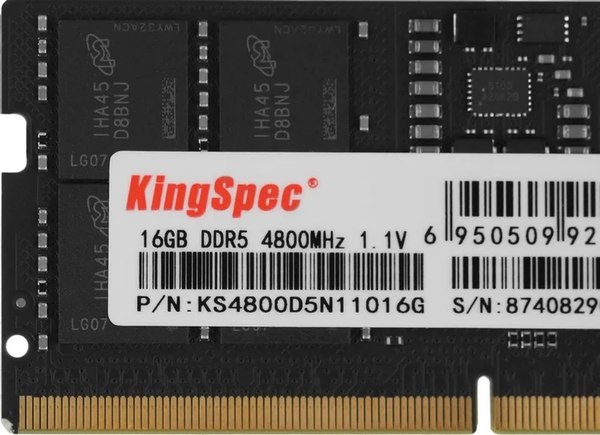 Оперативная память DDR5 KingSpec KS4800D5N11016G