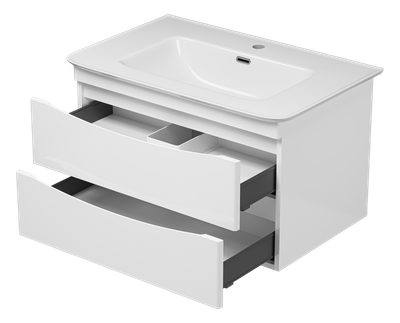 Тумба под умывальник Misty Мираж 80 / П-Мир-01080-011П2Я