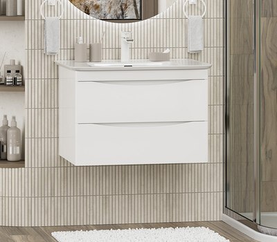 Тумба под умывальник Misty Мираж 70 / П-Мир-01070-011П2Я - фото