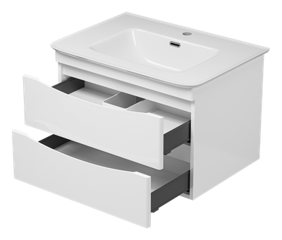 Тумба под умывальник Misty Мираж 70 / П-Мир-01070-011П2Я