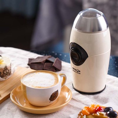 Кофемолка Аксион КМ 22 (бежевый)