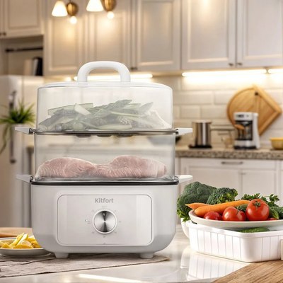 Пароварка стационарная Kitfort КТ-6484