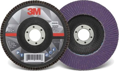 Шлифовальный круг 3M 125x22мм 769F P80+ / 52009 - фото