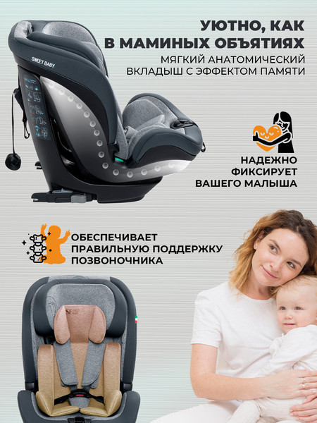 Автокресло Sweet Baby Gravity BH7613519 О9