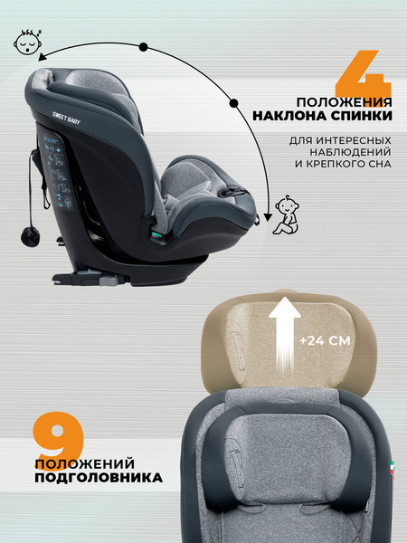 Автокресло Sweet Baby Gravity BH7613519 О9