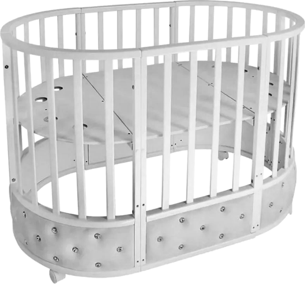 Детская кровать-трансформер Sweet Baby Brillantezza 7в1 на колесах - фото