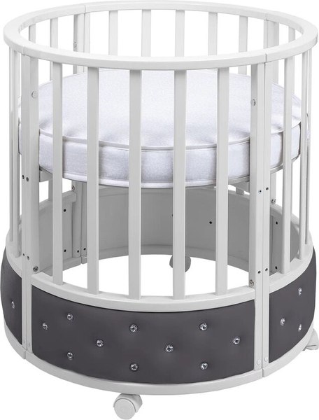 Детская кровать-трансформер Sweet Baby Brillantezza 7в1 на колесах