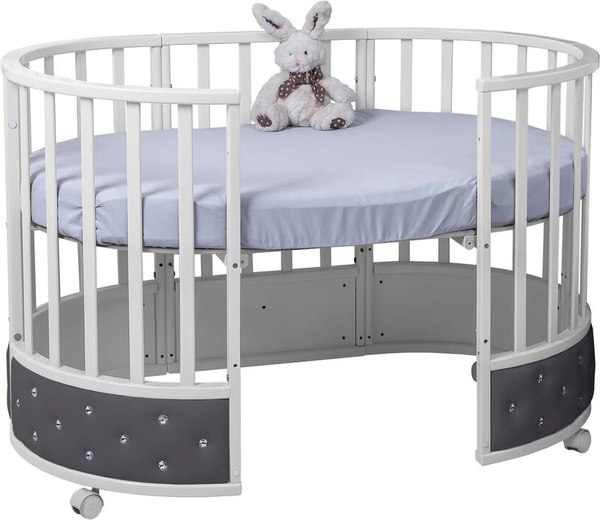 Детская кровать-трансформер Sweet Baby Brillantezza 7в1 на колесах