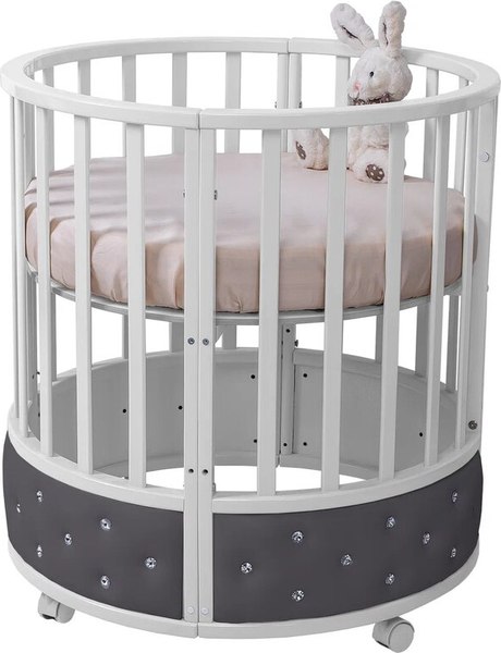 Детская кровать-трансформер Sweet Baby Brillantezza 7в1 на колесах