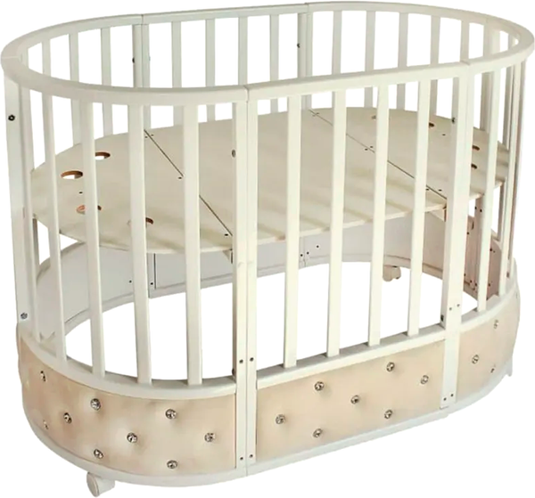 Детская кровать-трансформер Sweet Baby Brillantezza 7в1 на колесах - фото