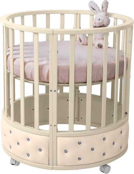 Детская кровать-трансформер Sweet Baby Brillantezza 7в1 на колесах