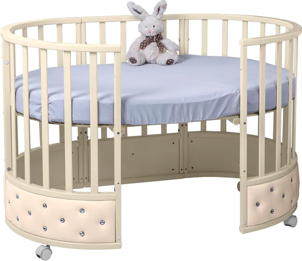 Детская кровать-трансформер Sweet Baby Brillantezza 7в1 на колесах