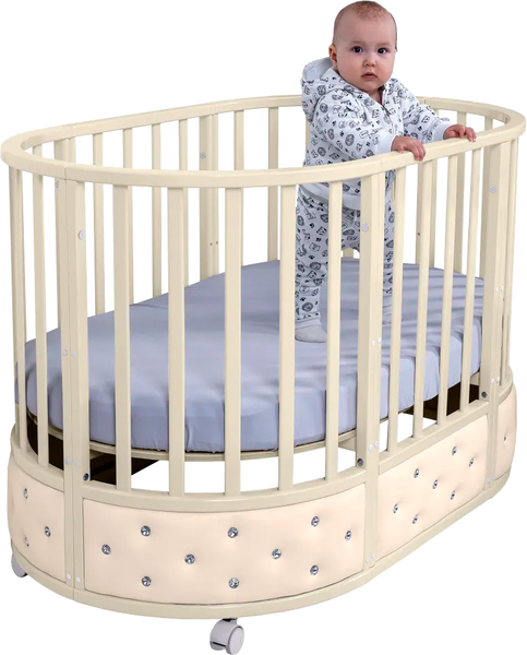 Детская кровать-трансформер Sweet Baby Brillantezza 7в1 на колесах