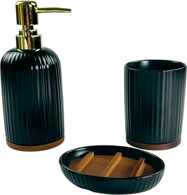 Набор аксессуаров для ванной Lenardi Blackwood 235-034 - фото