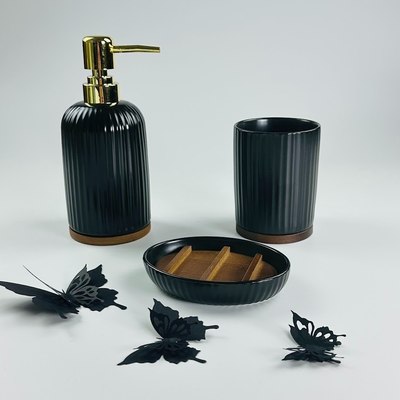 Набор аксессуаров для ванной Lenardi Blackwood 235-034