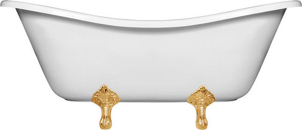 Ванна из искусственного мрамора Эстет Boston 180x74 Silk / ФР-00014525