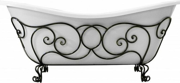 Ванна из искусственного мрамора Эстет Boston 180x74 Silk / ФР-00014525