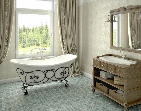 Ванна из искусственного мрамора Эстет Boston 180x74 Silk / ФР-00014525