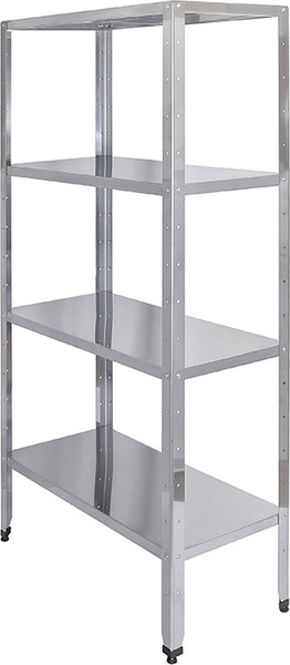 Стеллаж металлический Luxstahl СР-1800x900x300/4 / мко213 - фото