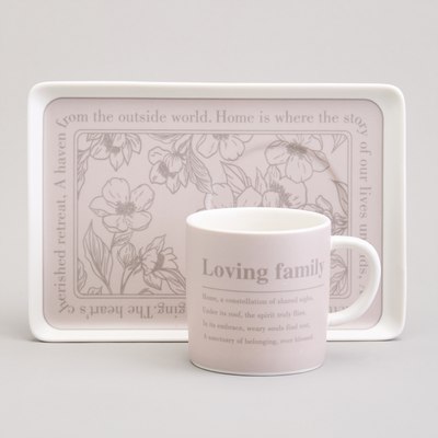 Кружка с блюдцем Lefard Loving Family 756-483