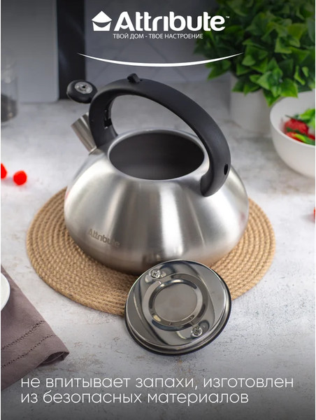 Чайник со свистком Attribute Duet ASD004