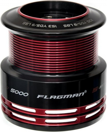 Шпуля для катушки рыболовной Flagman Fishing S-River Feeder Red 5000 / SRSI5000RSP - фото