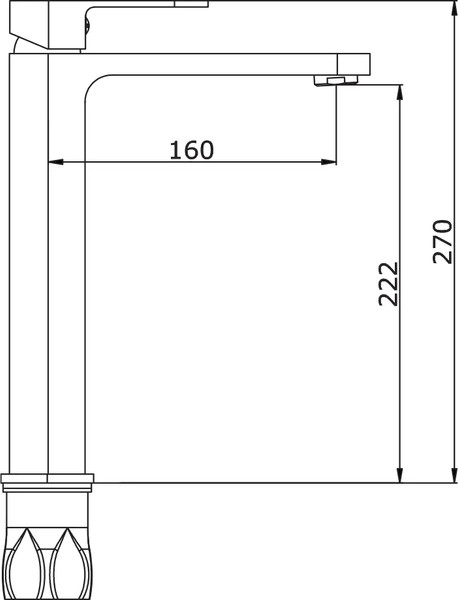 Смеситель Vieir V283512S