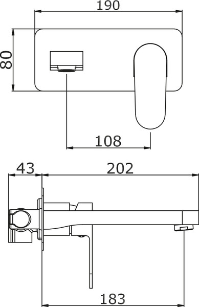 Смеситель Vieir V283513G