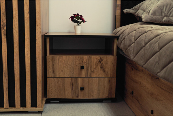 Прикроватная тумба Олмеко Либерти 51.17 опора 150мм