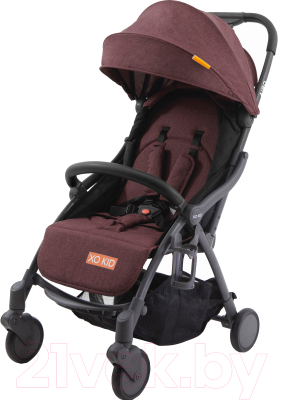 Детская прогулочная коляска Xo-kid Airo (Brown) - фото