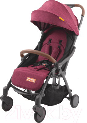 Детская прогулочная коляска Xo-kid Airo (Red) - фото