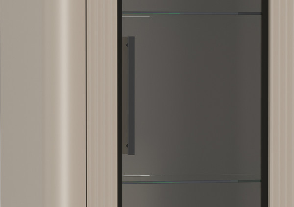 Шкаф с витриной Олмеко Фиделия 76.01